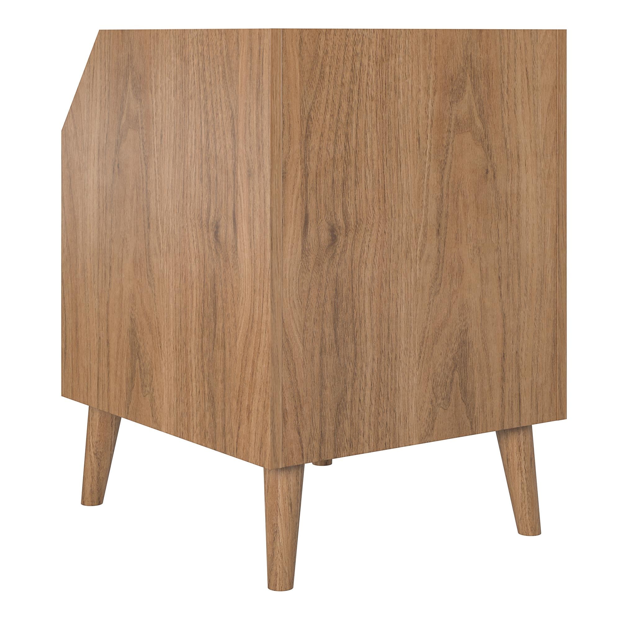 Novogratz Magnolia End Table - Walnut