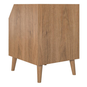 Novogratz Magnolia End Table - Walnut