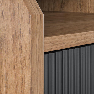 Novogratz Magnolia End Table - Walnut