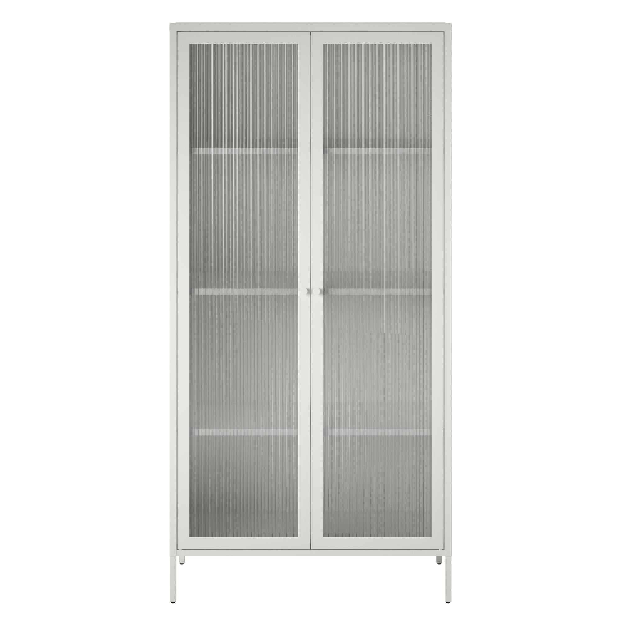 Systembuild Evolution Ashbury Heights Tall 2 Door Metal Storage Cabinet - White