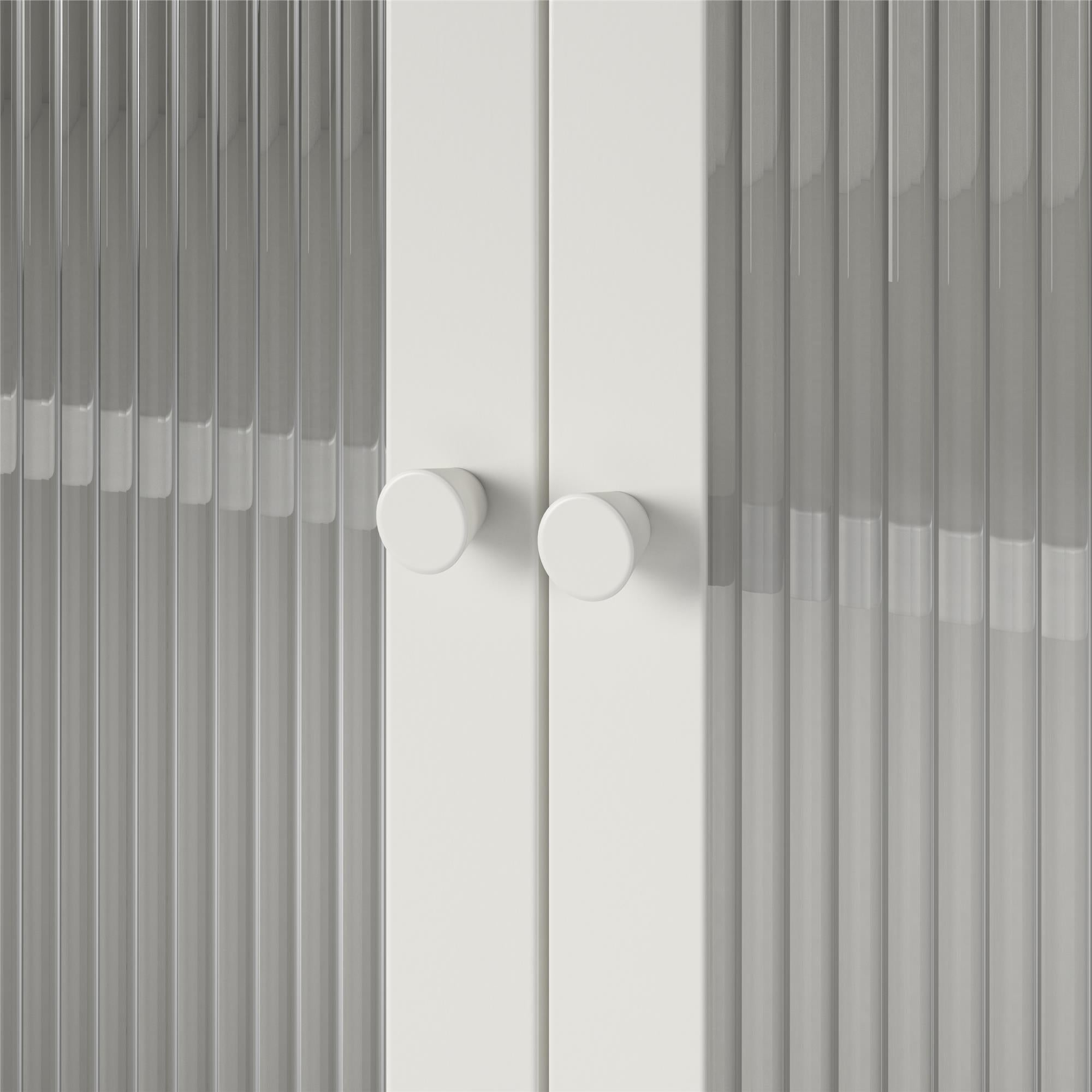 Systembuild Evolution Ashbury Heights Tall 2 Door Metal Storage Cabinet - White