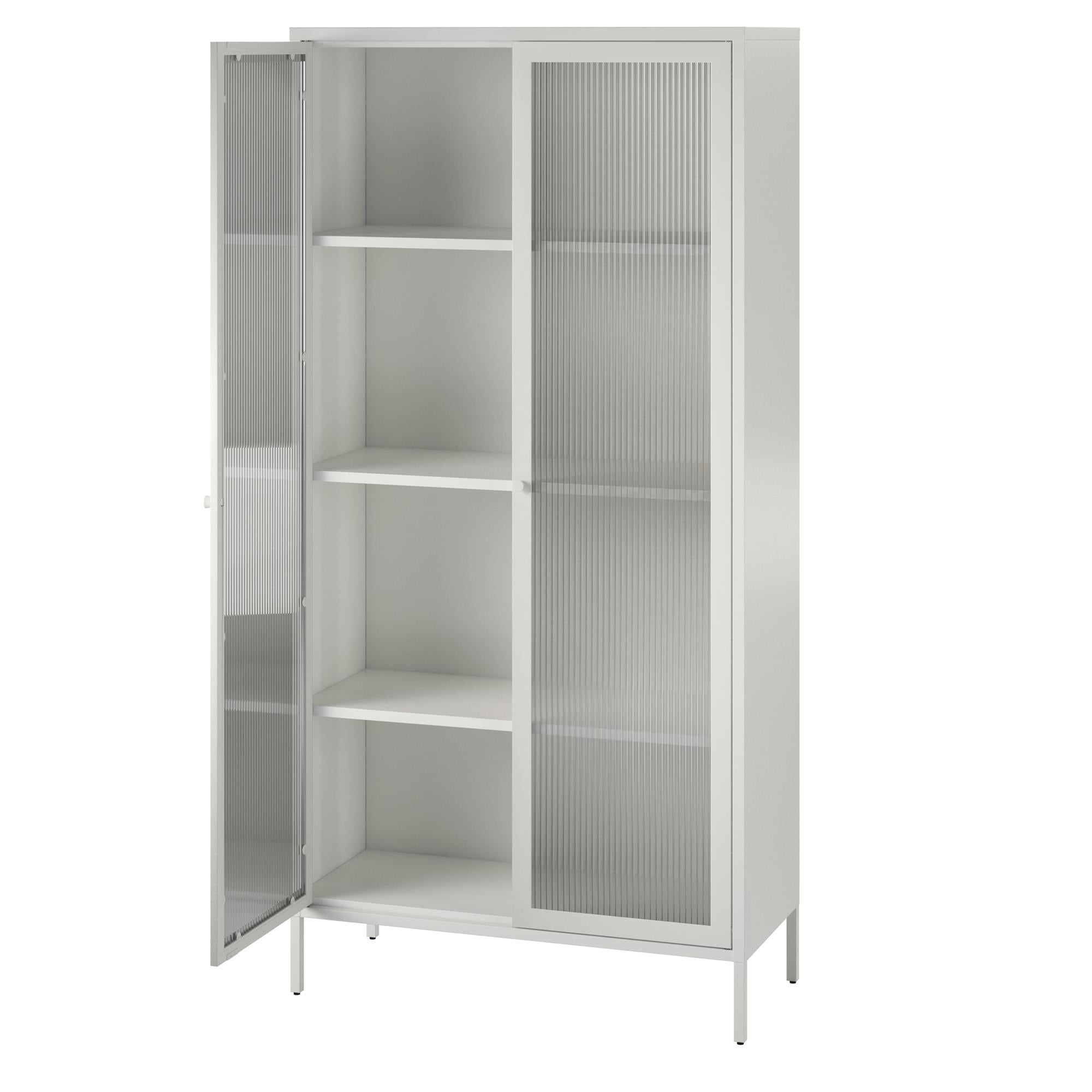Systembuild Evolution Ashbury Heights Tall 2 Door Metal Storage Cabinet - White