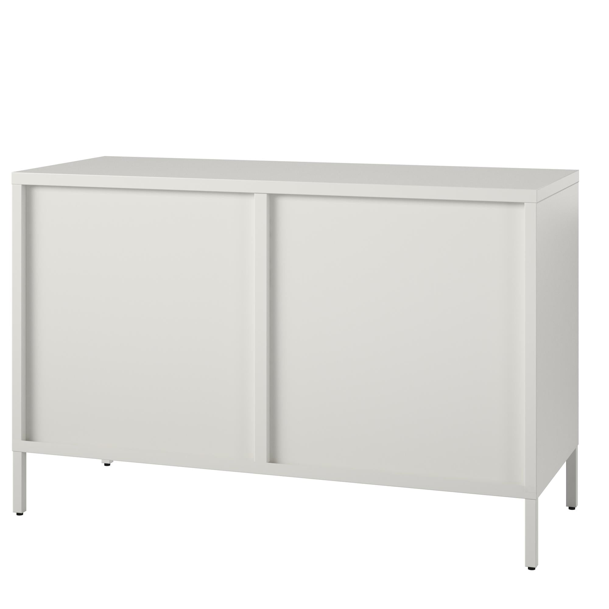 Systembuild Evolution Ashbury Heights 2 Door Metal Accent Cabinet - White