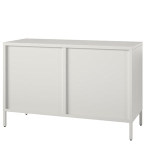 Systembuild Evolution Ashbury Heights 2 Door Metal Accent Cabinet - White