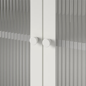 Systembuild Evolution Ashbury Heights 2 Door Metal Accent Cabinet - White