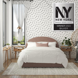 Mr. Kate Moon Upholstered Bed with Storage - Blush - Full