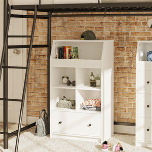 Ameriwood Home The Loft 1 Drawer Storage Tower - White