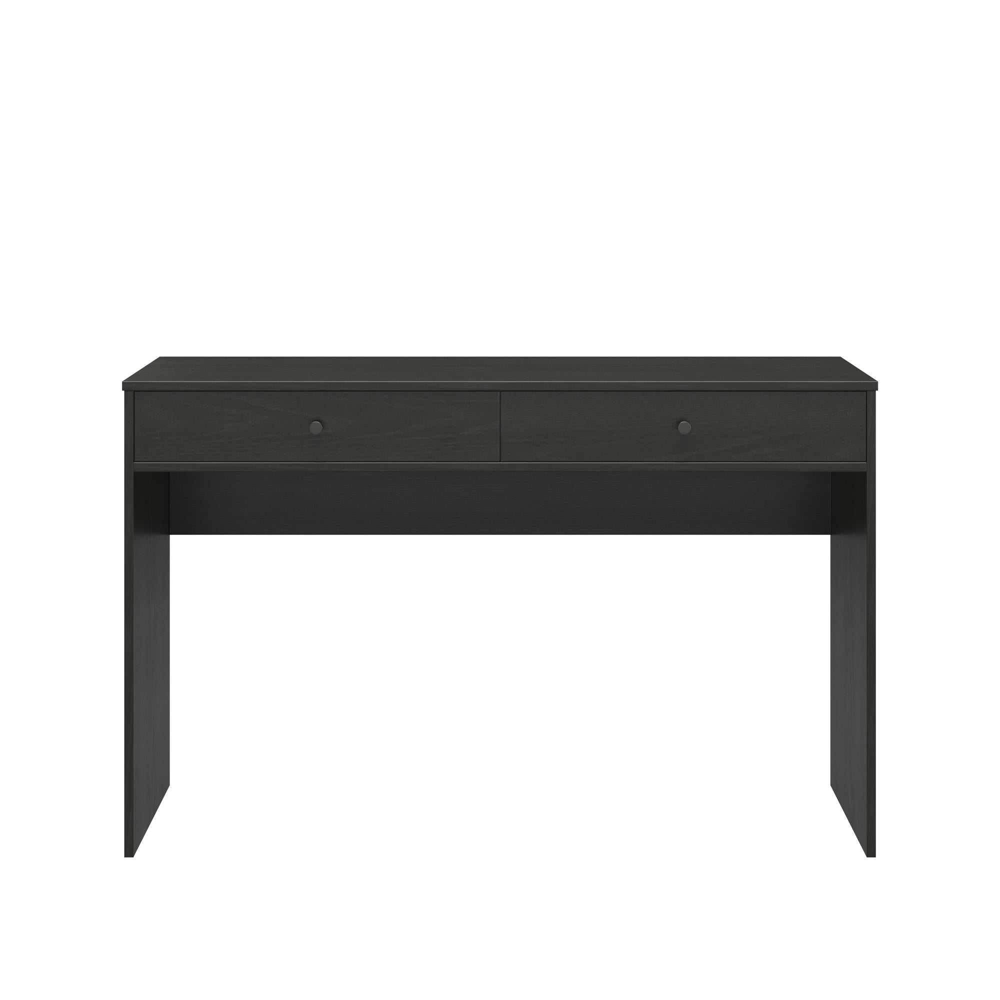 Ameriwood Home The Loft 2 Drawer Desk - Black Oak