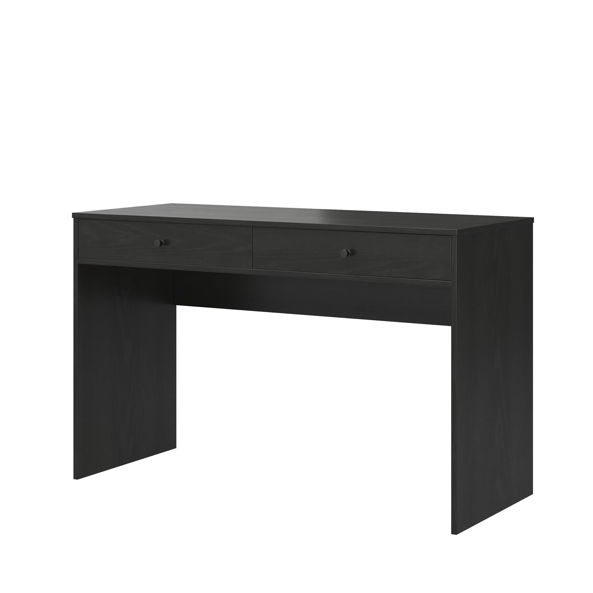 Ameriwood Home The Loft 2 Drawer Desk - Black Oak