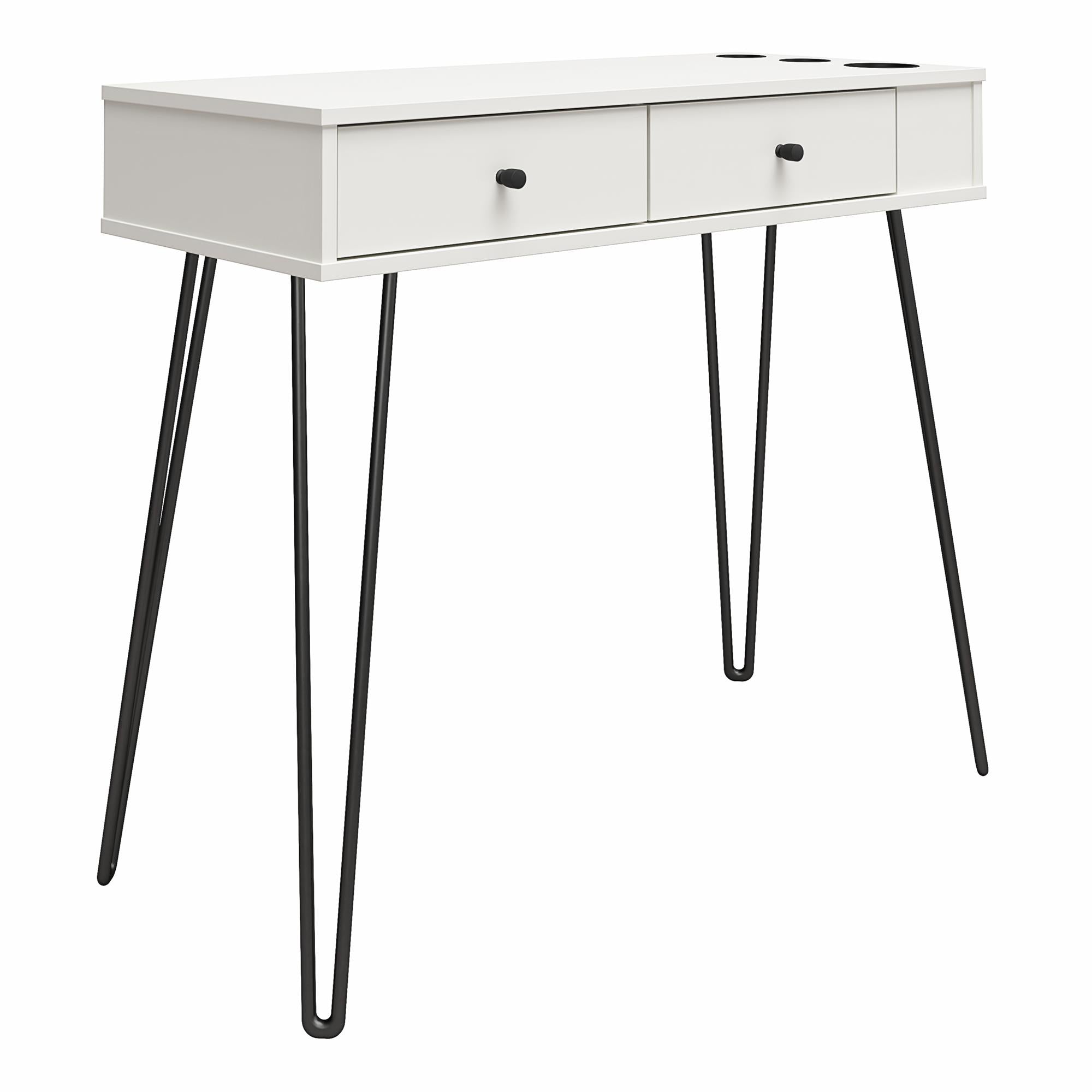 Novogratz Kimberly At Home Vanity with Drawers - White