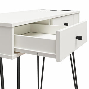 Novogratz Kimberly At Home Vanity with Drawers - White