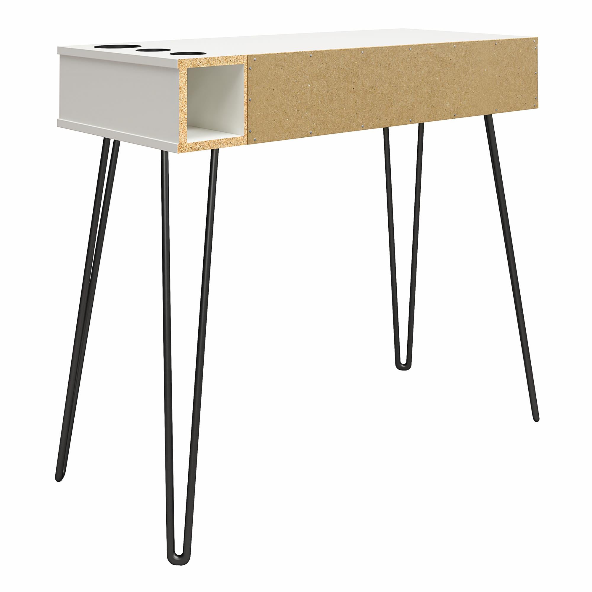 Novogratz Kimberly At Home Vanity with Drawers - White