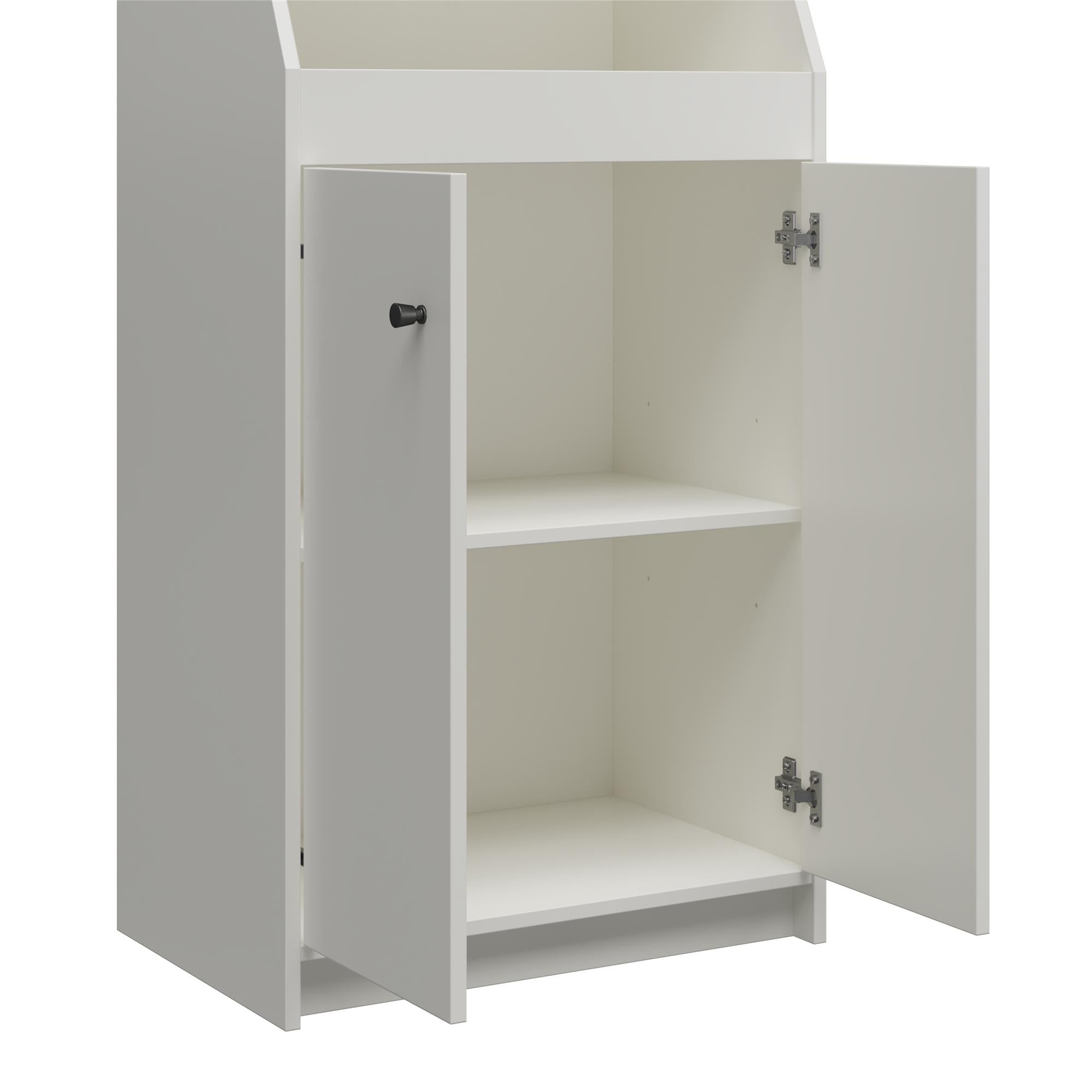 Ameriwood Home The Loft 2 Door Storage Tower - White
