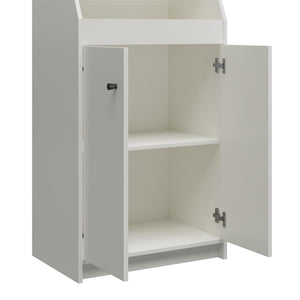 Ameriwood Home The Loft 2 Door Storage Tower - White