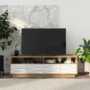 Ameriwood Home Wynn TV Stand for TVs up to 65" - Natural