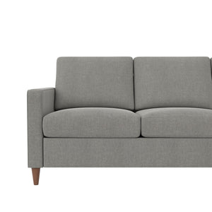 DHP Liah Sectional Sofa - Light Gray