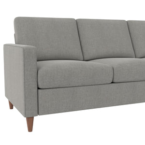 DHP Liah Sectional Sofa - Light Gray