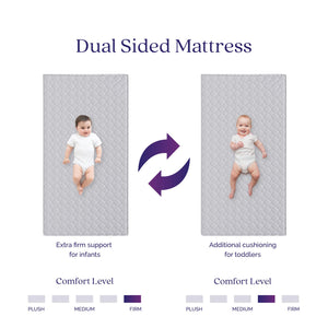Signature Sleep Sweet Cuddles Crib & Toddler Bed Mattress - White - Crib & Toddler Mattress