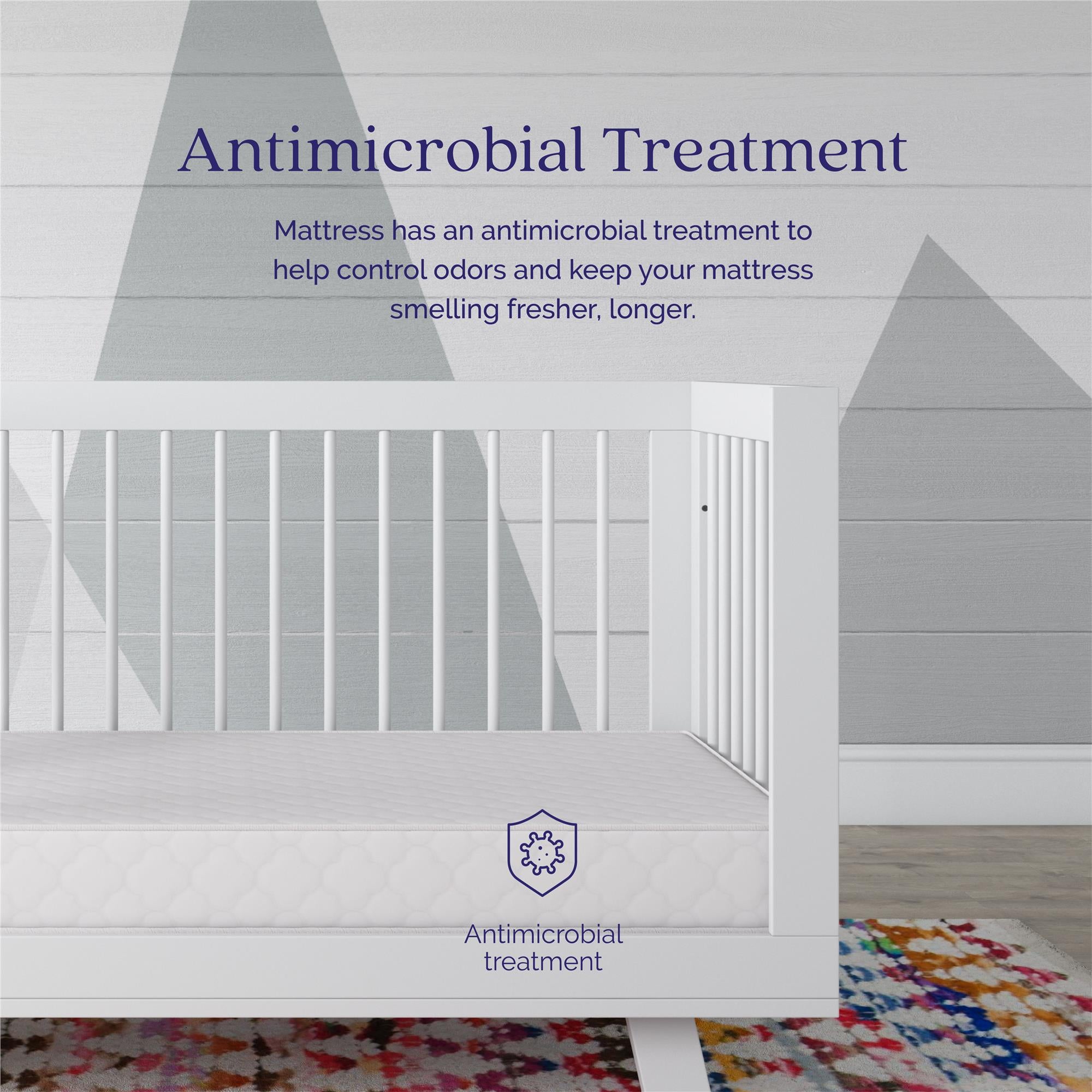 Signature Sleep Sweet Cuddles Crib & Toddler Bed Mattress - White - Crib & Toddler Mattress