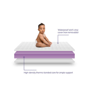 Signature Sleep Sweet Cuddles Crib & Toddler Bed Mattress - White - Crib & Toddler Mattress
