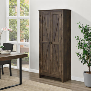 Systembuild Evolution Farmington 31.5" Wide Storage Cabinet - Rustic