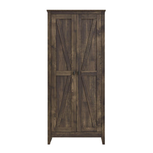 Systembuild Evolution Farmington 31.5" Wide Storage Cabinet - Rustic