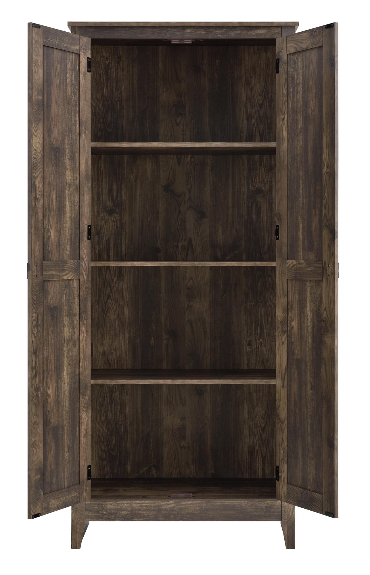 Systembuild Evolution Farmington 31.5" Wide Storage Cabinet - Rustic