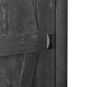 Systembuild Evolution Farmington 31.5" Wide Storage Cabinet - Rustic Gray