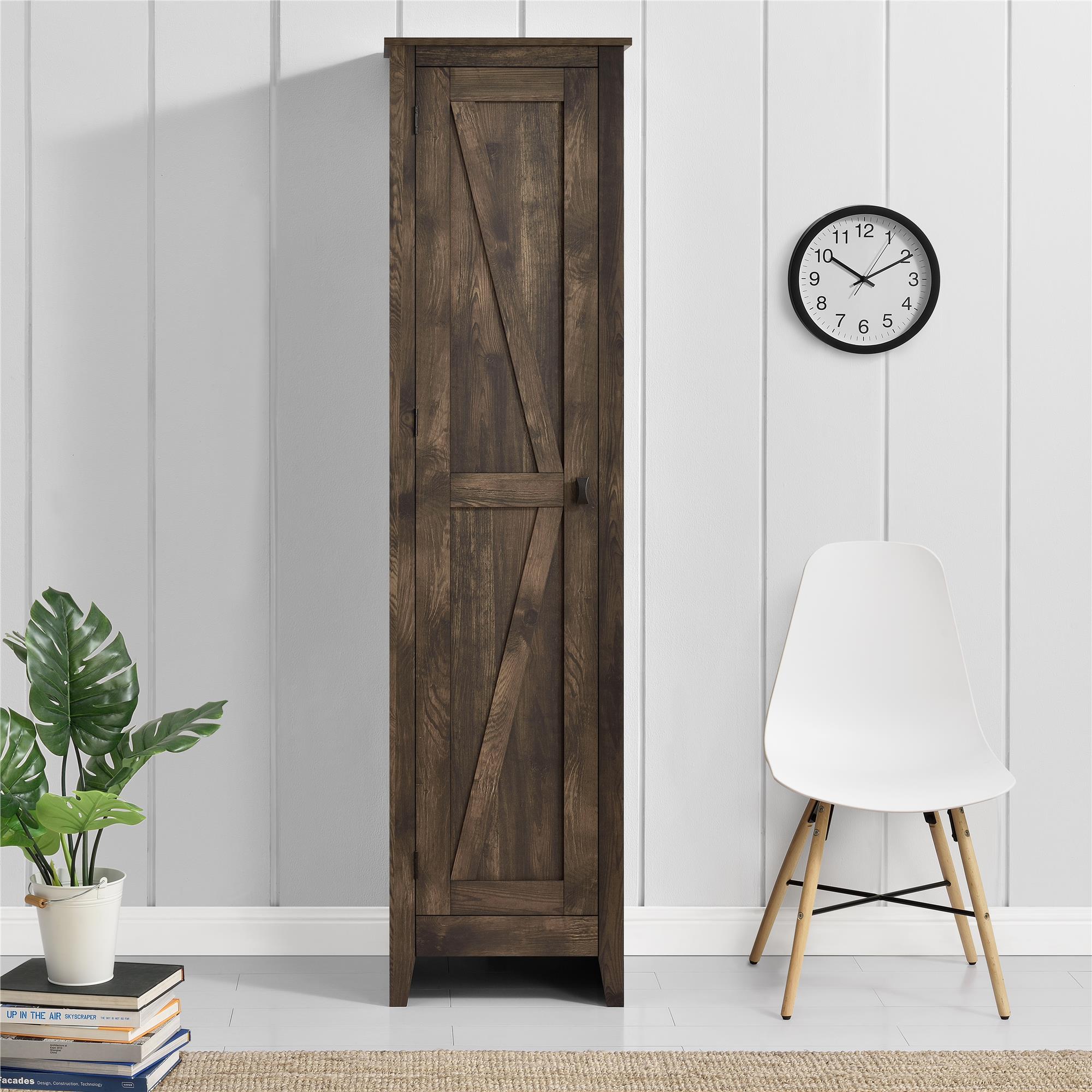 Systembuild Evolution Farmington 18" Wide Storage Cabinet - Heritage Pine