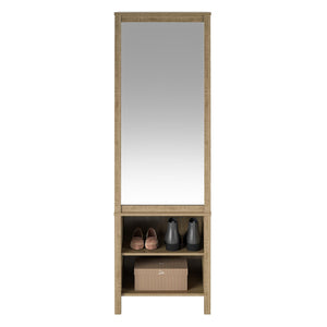 Ameriwood Home Wimberly Wardrobe with Mirror - Natural