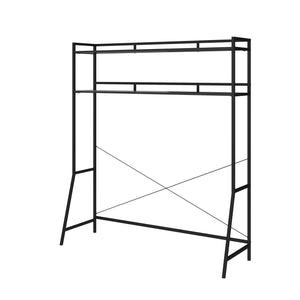 Novogratz Beverly Over-The-Bed Storage for Full and Full XL Beds - Black Oak
