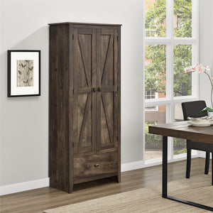 Systembuild Evolution Farmington 30" Wide Storage Cabinet - Rustic