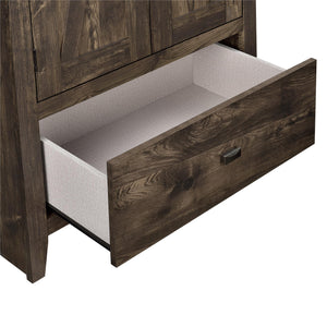 Systembuild Evolution Farmington 30" Wide Storage Cabinet - Rustic