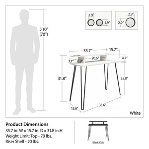 Novogratz Kimberly At Home Vanity - White