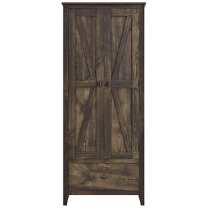 Systembuild Evolution Farmington 30" Wide Storage Cabinet - Rustic