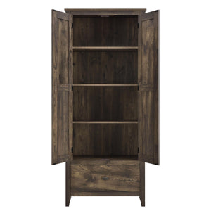 Systembuild Evolution Farmington 30" Wide Storage Cabinet - Rustic