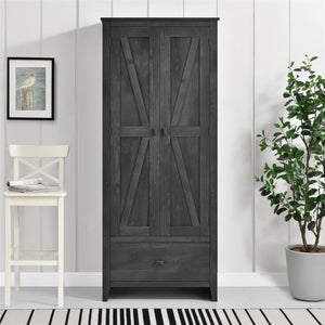 Systembuild Evolution Farmington 30" Wide Storage Cabinet - Rustic Gray