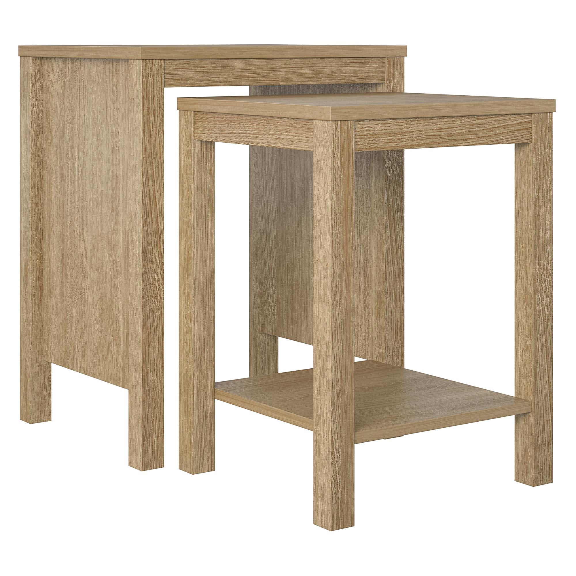Ameriwood Home Wimberly Nesting Tables, Set of 2 - Natural