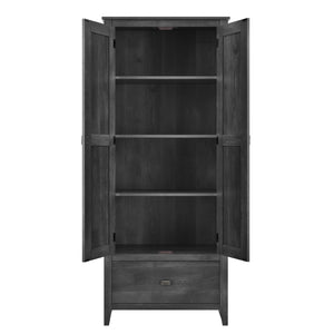 Systembuild Evolution Farmington 30" Wide Storage Cabinet - Rustic Gray
