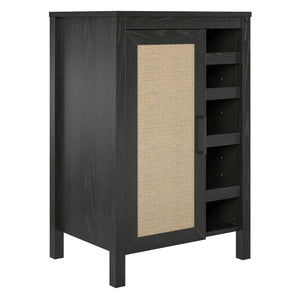 Ameriwood Home Wimberly Bar Cabinet - Black Oak