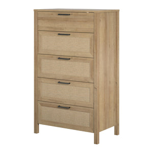 Ameriwood Home Wimberly 5-Drawer Dresser - Natural