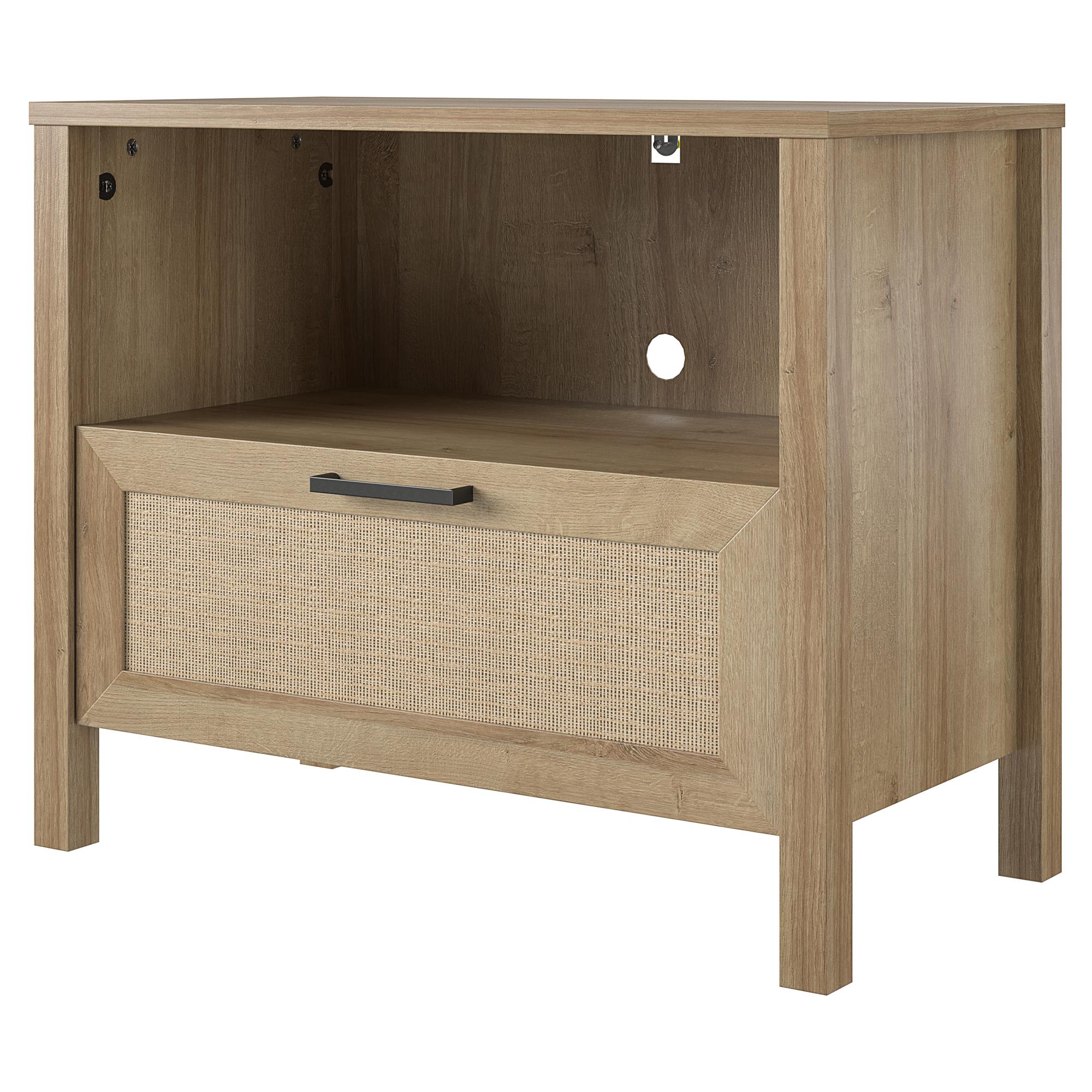 Novogratz Shay 1-Drawer Nightstand - Natural