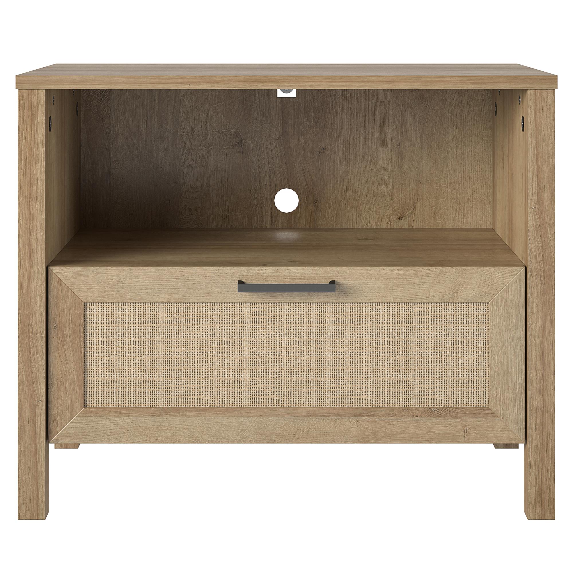 Novogratz Shay 1-Drawer Nightstand - Natural