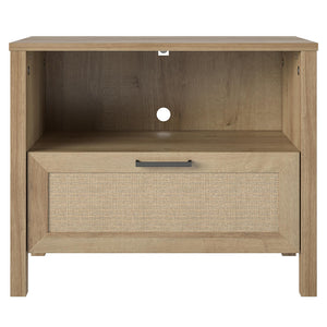 Novogratz Shay 1-Drawer Nightstand - Natural
