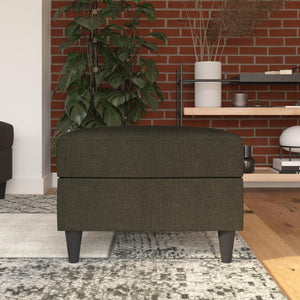 DHP Cooper Ottoman with Storage - Grey Linen