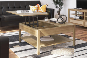 Ameriwood Home Wimberly Lift Top Coffee Table - Natural