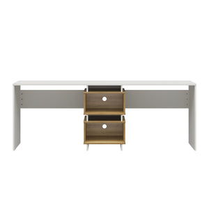 Novogratz Nelson 2 Way Desk - White