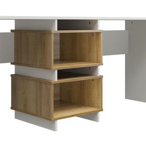 Novogratz Nelson 2 Way Desk - White