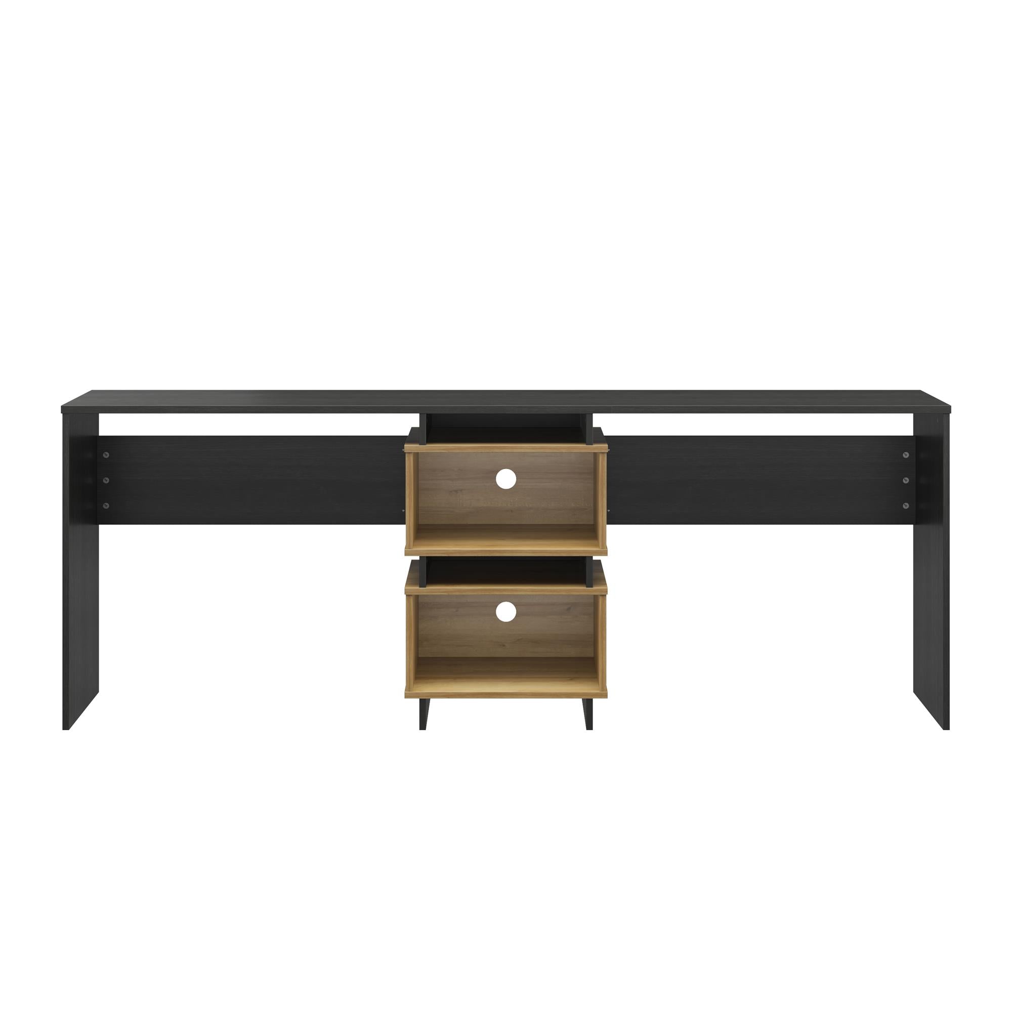 Novogratz Nelson 2 Way Desk - Black Oak
