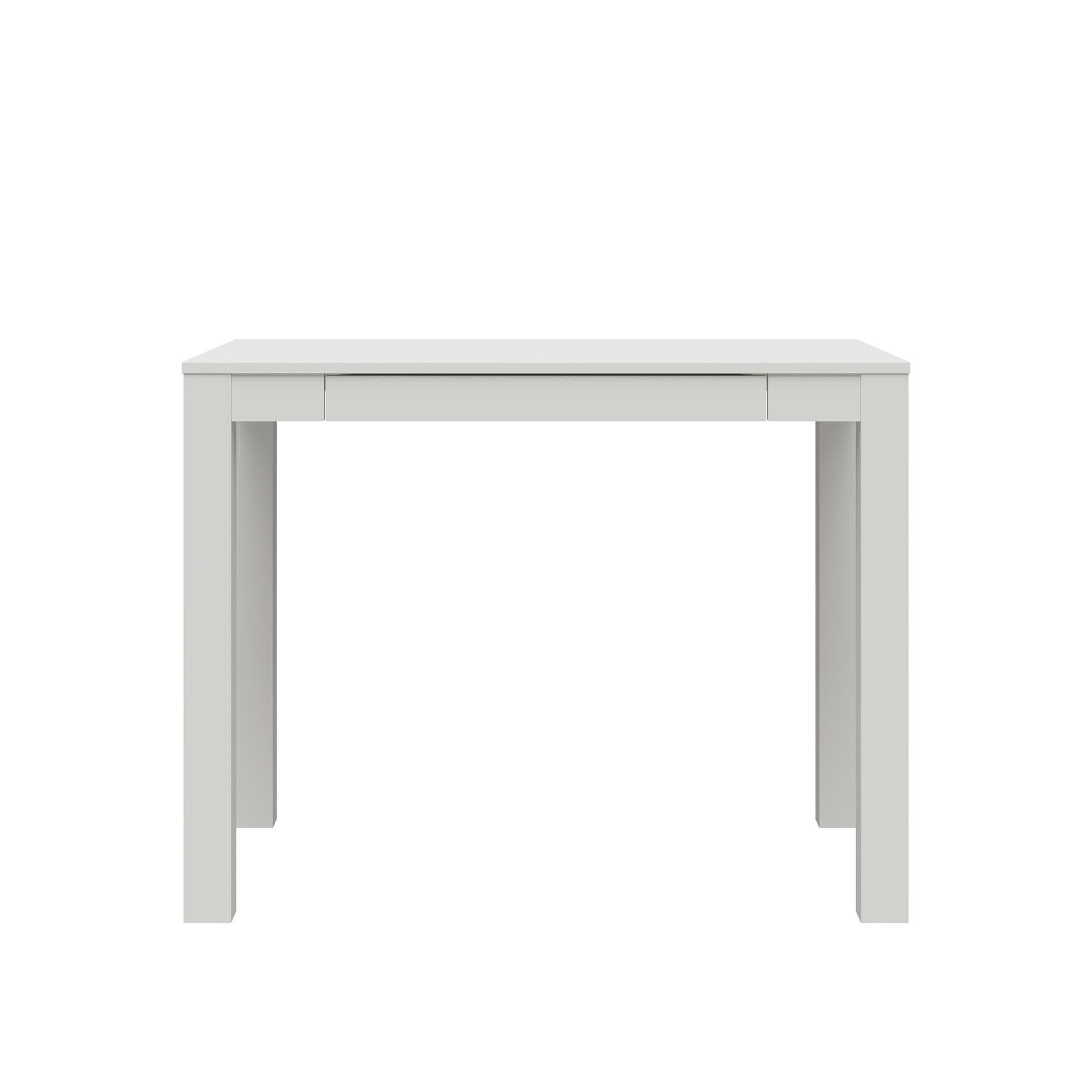 Ameriwood Home Parsons Computer Desk with Drawer - White